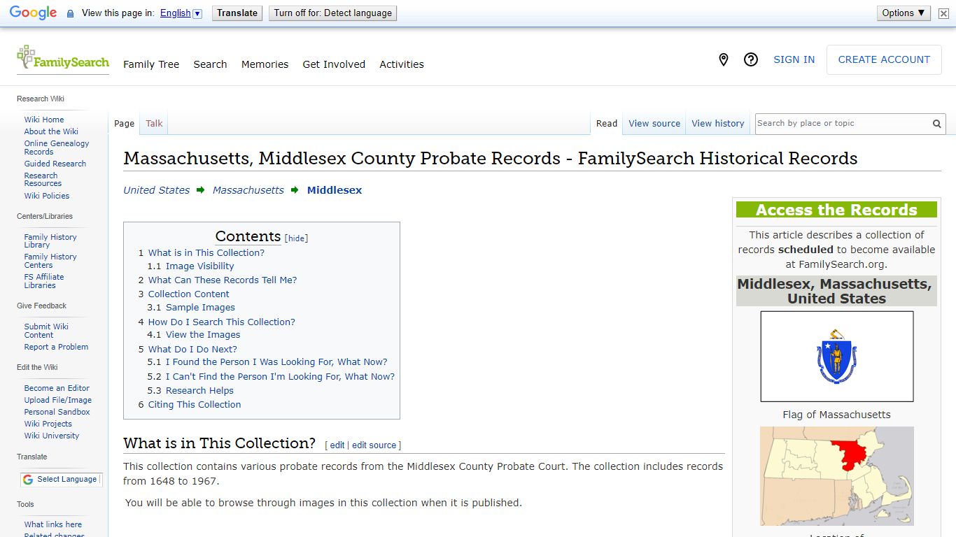 Massachusetts, Middlesex County Probate Records - FamilySearch ...