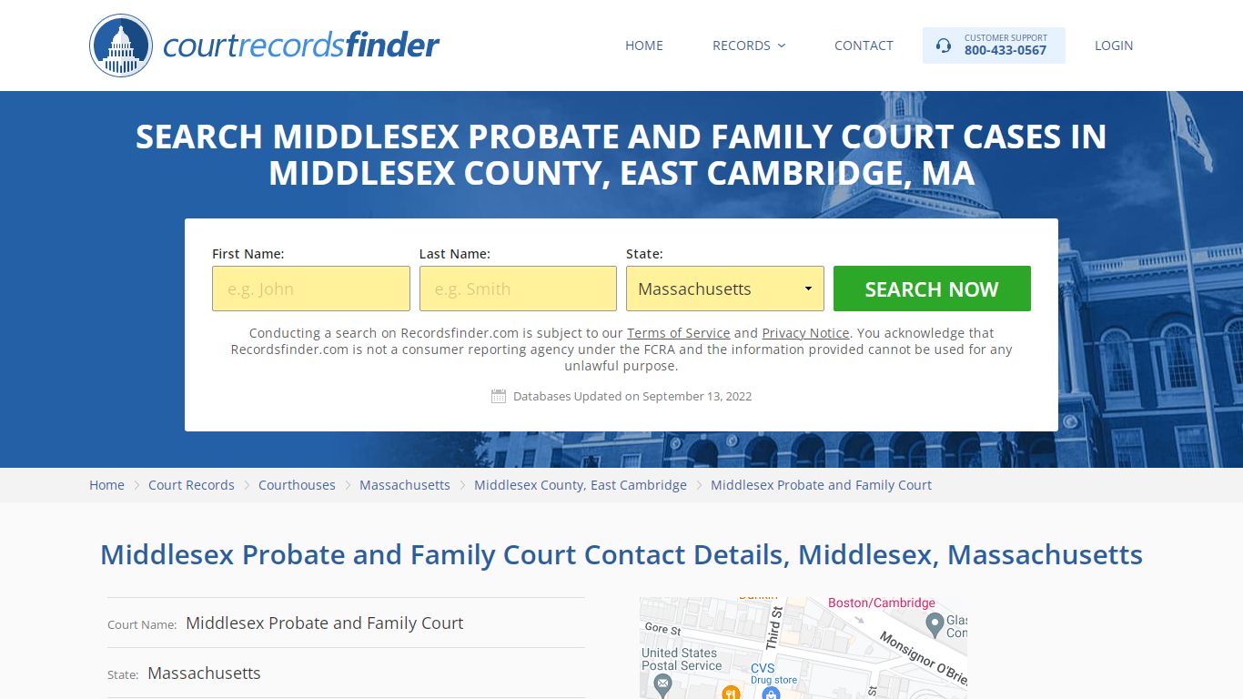 Middlesex Probate and Family Court Case Search - RecordsFinder